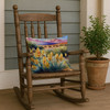 New Mexico Yucca Flower in Watercolor Throw Pillow 18" x 18" DAC1690 product image at NuMercy 4