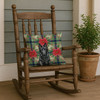 Belgian Sheepdog Groenendael Christmas Poinsettias Throw Pillow 18" x 18" product image at NuMercy 4