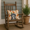 Portuguese Water Dog Heirloom Fall Throw Pillow 18" x 18" product image at NuMercy 4