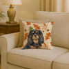 Black and Tan Cavalier Spaniel Heirloom Fall Throw Pillow 18" x 18" product image at NuMercy 2