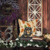 Black and Tan Cavalier Spaniel Heirloom Fall Throw Pillow 18" x 18" product image at NuMercy 7