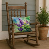 New Hampshire Purple Lilac in Watercolor Throw Pillow 18" x 18" DAC1686 product image at NuMercy 4