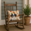 Tricolor Japanese Chin Heirloom Fall Throw Pillow 18" x 18" product image at NuMercy 4