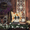 Tricolor Japanese Chin Heirloom Fall Throw Pillow 18" x 18" product image at NuMercy 7