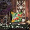 Connecticut Mountain Laurels in Watercolor Throw Pillow 18" x 18" DAC1633 product image at NuMercy 5