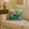 Arkansas Apple Blossom in Watercolor Throw Pillow 18" x 18" DAC1628 product image at NuMercy 2