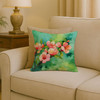 Delaware Peach Blossom in Watercolor Throw Pillow 18" x 18" DAC1635 product image at NuMercy 2