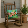 Delaware Peach Blossom in Watercolor Throw Pillow 18" x 18" DAC1635 product image at NuMercy 4