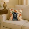 Black Briard Heirloom Fall Throw Pillow 18" x 18" product image at NuMercy 2