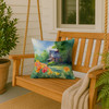 Massachusetts Mayflowers in Watercolor Throw Pillow 18" x 18" DAC1669 product image at NuMercy 3