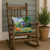 Massachusetts Mayflowers in Watercolor Throw Pillow 18" x 18" DAC1669 product image at NuMercy 4
