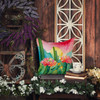 Arizona Saguaro Cactus Blossom in Watercolor Throw Pillow 18" x 18" DAC1625 product image at NuMercy 5