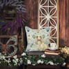 Cream Saluki Coastal Sea Glass Throw Pillow 18" x 18" product image at NuMercy 5