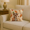 Wirehaired Pointing Griffon Heirloom Fall Throw Pillow 18" x 18" product image at NuMercy 2