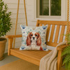 Blenheim English Toy Spaniel Coastal Sea Glass Throw Pillow 18" x 18" product image at NuMercy 3