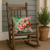 Delaware Peach Blossom in Watercolor Throw Pillow 18" x 18" DAC1636 product image at NuMercy 4