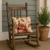 Red Pekingese Heirloom Fall Throw Pillow 18" x 18" product image at NuMercy 4