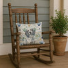 Blue Belton English Setter Coastal Sea Glass Throw Pillow 18" x 18" product image at NuMercy 4