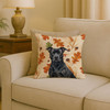 Black American Staffordshire Terrier Heirloom Fall Throw Pillow 18" x 18" product image at NuMercy 2