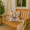 Pied French Bulldog Heirloom Fall Throw Pillow 18" x 18" product image at NuMercy 3
