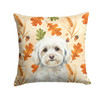 White Havanese Heirloom Fall Throw Pillow 18" x 18" product image at NuMercy