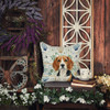 Beagle Coastal Sea Glass Throw Pillow 18" x 18" product image at NuMercy 5
