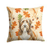 Brown Bearded Collie Heirloom Fall Throw Pillow 18" x 18" product image at NuMercy