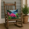 Washington Coast Rhododendrons in Watercolor Throw Pillow 18" x 18" product image at NuMercy 4