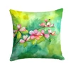 Virginia American Dogwood in Watercolor Throw Pillow 18" x 18" DAC1714 product image at NuMercy