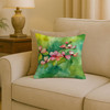 Virginia American Dogwood in Watercolor Throw Pillow 18" x 18" DAC1714 product image at NuMercy 2
