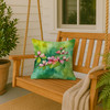Virginia American Dogwood in Watercolor Throw Pillow 18" x 18" DAC1714 product image at NuMercy 3