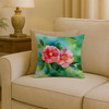 Alabama Camellia in Watercolor Throw Pillow 18" x 18" DAC1621 product image at NuMercy 2