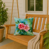 Alabama Camellia in Watercolor Throw Pillow 18" x 18" DAC1621 product image at NuMercy 3