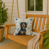 Gordon Setter Coastal Sea Glass Throw Pillow 18" x 18" product image at NuMercy 3