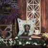 Gordon Setter Coastal Sea Glass Throw Pillow 18" x 18" product image at NuMercy 5