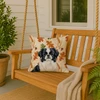 Black and White Japanese Chin Heirloom Fall Throw Pillow 18" x 18" product image at NuMercy 3