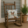 Brindle and White Basenji Coastal Sea Glass Throw Pillow 18" x 18" product image at NuMercy 4