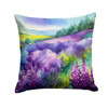 New Hampshire Purple Lilac in Watercolor Throw Pillow 18" x 18" DAC1685 product image at NuMercy