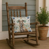 Brindle Irish Wolfhound Coastal Sea Glass Throw Pillow 18" x 18" product image at NuMercy 4