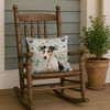 Smooth Fox Terrier Coastal Sea Glass Throw Pillow 18" x 18" product image at NuMercy 4