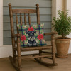 Standard Schnauzer Christmas Poinsettias Throw Pillow 18" x 18" product image at NuMercy 4