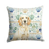Lemon Belton English Setter Coastal Sea Glass Throw Pillow 18" x 18" product image at NuMercy