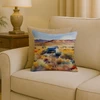 Nevada Sagebrush in Watercolor Throw Pillow 18" x 18" DAC1683 product image at NuMercy 2