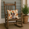 Roan German Wirehaired Pointer Heirloom Fall Throw Pillow 18" x 18" product image at NuMercy 4