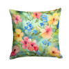 Alaska Forget-me-nots in Watercolor Throw Pillow 18" x 18" DAC1624 product image at NuMercy