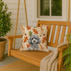 Toy Silver Poodle Heirloom Fall Throw Pillow 18" x 18" product image at NuMercy 3
