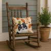 Black and White Pomeranian Heirloom Fall Throw Pillow 18" x 18" product image at NuMercy 4