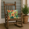 Utah Sego Lilies in Watercolor Throw Pillow 18" x 18" DAC1710 product image at NuMercy 4