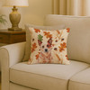 Red Heeler Australian Cattle Dog Heirloom Fall Throw Pillow 18" x 18" product image at NuMercy 2