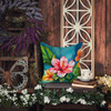 Hawaii Hawaiian Hibiscus in Watercolor Throw Pillow 18" x 18" DAC1644 product image at NuMercy 5